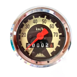 Kostenfreie Lieferung Nostalgie Tacho 70km/h / Tachometer 48mm Durchmesser