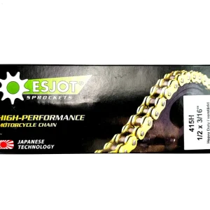 Sonderaktion Original ESJOT / Kette 108 Glieder 415 H für Mofa Moped Teilung 1/2 x 3/16