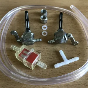 SET 2 x Benzinhahn / Benzinschlauch / T-Stück + Benzinfilter Jetzt Kaufen
