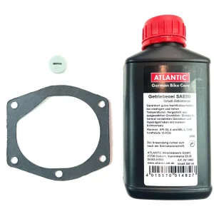 SET - Getriebeöl Schaltung, Dichtung und Ölschraube grau für 504 505 Motoren Kostenloser Rückversand