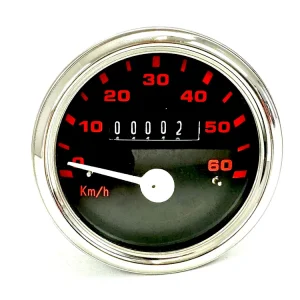 Billig Tacho groß 60mm Mofa VDO Anschluß Tachometer 60km/h Hercules Puch Kreidler