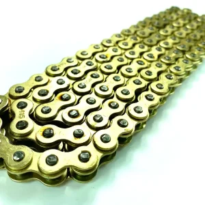 Begrenztes Angebot Stabile Kette GOLD - 106 Glieder Typ 415 für alle Mofa