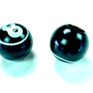 Super-Preis Ventilkappen Design Billardkugel schwarze 8