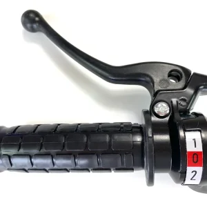 Meistverkauft Schaltgriff 2 Gang schwarz mit Kunststoffhebel Waffelmuster