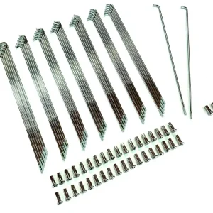 Saisonangebot Chrom Speichen + Nippel 180mm Hercules K50 K50 RX SX RL SL RE