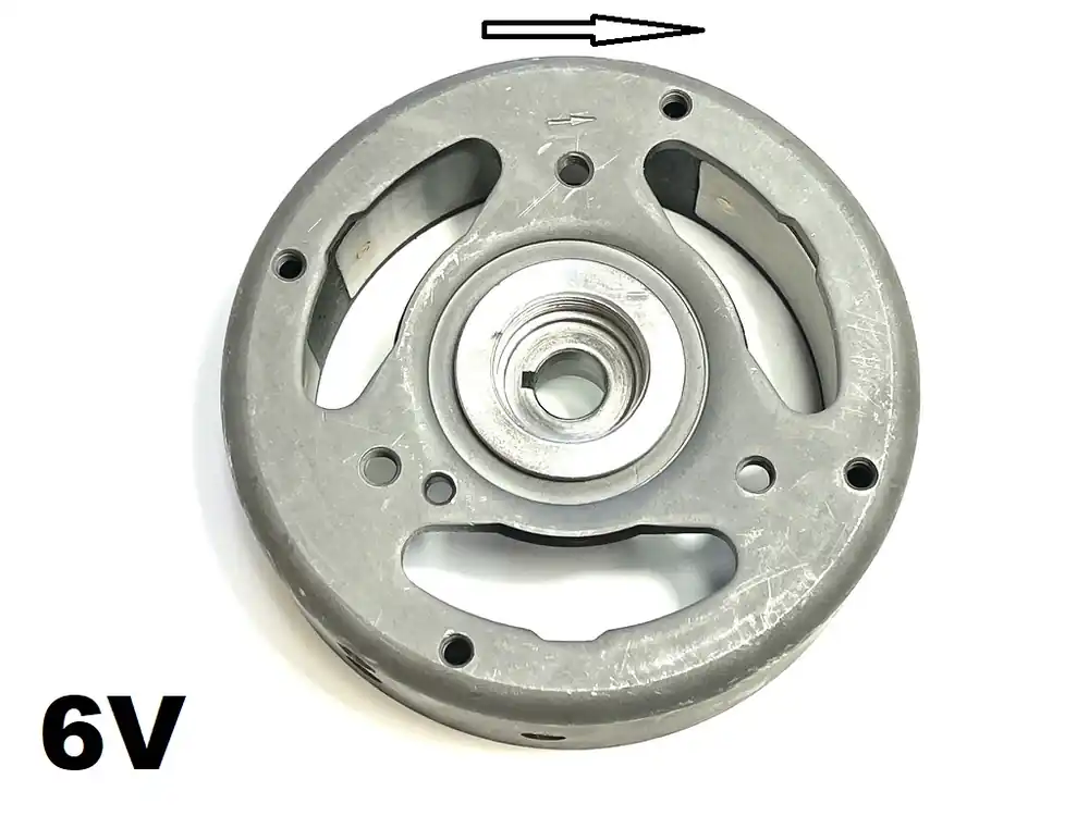 Begrenztes Angebot Neues Polrad 6V rechtsdrehend für Sachs 506 und Puch