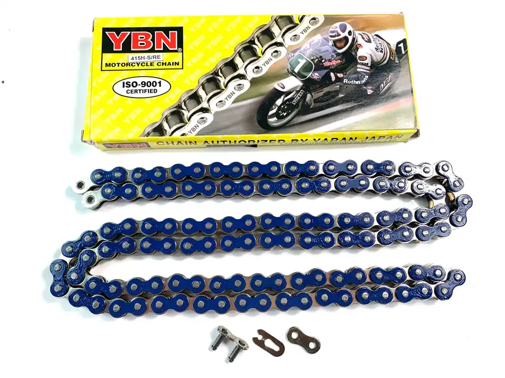 Angebot Stabile Kette BLAU - 122 Glieder Typ 415 für alle Mofa