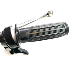 IMPORT Gasgriff mit Choke Streifen mit Chrom-Bremshebel Typ Magura Zertifiziert