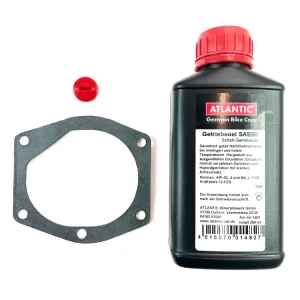 SET - Getriebeöl Schaltung, Dichtung und Ölschraube ROT für 504 505 Motoren Neuheit