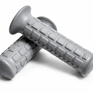 Super-Preis Griffgummis grau für Mofa und Moped mit Automatik 22/24 Waffelmuster Mofa Moped