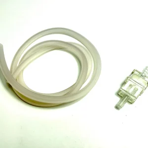 1 Meter Benzinschlauch inkl. Benzinfilter eckig (sortiert) Schneller Versand