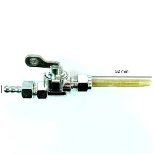 Rabatt Robuster Benzinhahn Universal M12x1 Metall mit Reservefunktion / Abfluss unten