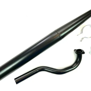 Schwarze Zauberflöte Hochleistungs TUNING Auspuff + P3 Flansch Krümmer für Hercules Prima 2 3 4 5 Nur Für Kurze Zeit