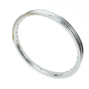 Jetzt Kaufen 1 x Felgenkranz eloxiert silber 17" Felgenbett Chrom 1,20 x 17 Felge