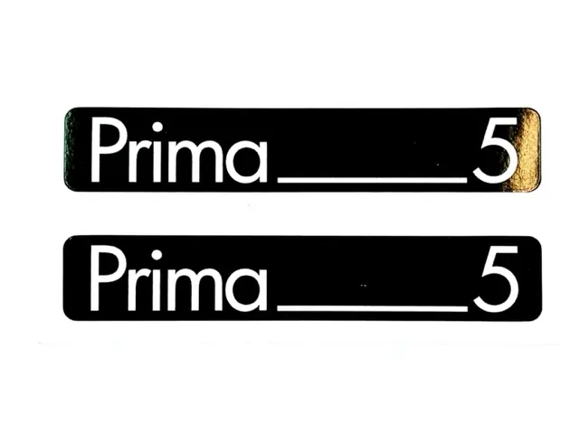 2 Stück Trittbrettaufkleber Hercules Prima 5 Aufkleber Trittbrett alte Variante Echt