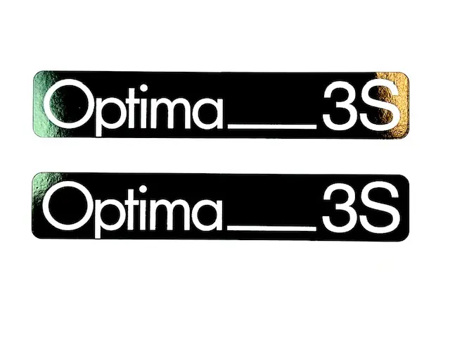 2 Stück Trittbrettaufkleber Hercules Optima 3S Aufkleber Trittbrett Markenprodukt