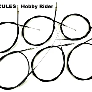 HR2 Bowdenzug SET schwarz 6 Stück für Hercules + DKW HOBBY RIDER Mofa Beliebt