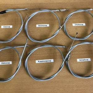 Bowdenzug SET GRAU 6 Stück für Sachs 505 mit 2-Gang Handschaltung Preiswert