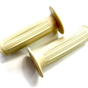 Top-Angebot Griffe Griffgummis Design 70er Jahre / creme elfenbein Streifen 22/24 für Schaltung