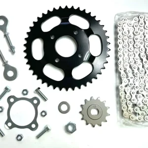 16 tlg. Komplett SET Hercules G3 Kettenrad 42 Zähne Ritzel Kette Preis Gesenkt