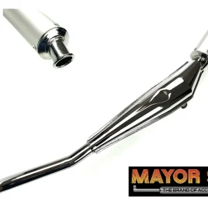 Saisonangebot Hercules Auspuff MAJOR SIX "Racing" Tuning 28mm chrom / silber M Prima 2 3 4 5