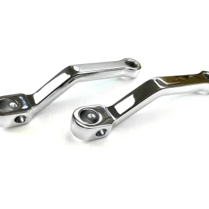 2 hochwertige HQ Pedalarme 130mm für Mofa / Moped Tretkurbel in chrom Bestseller