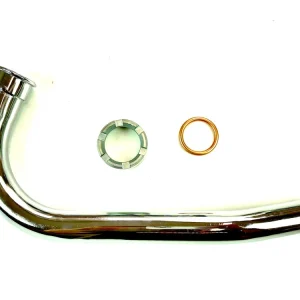 Markenprodukt SET Krümmer + Mutter 28/32 Hercules MK1 MK2 MK3 MK4 Sachs 501 Auspuffrohr