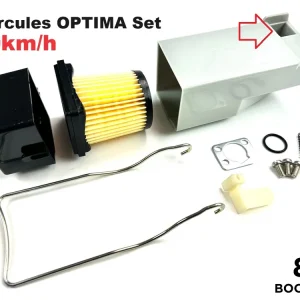 Angebot Set OPTIMA Luftfilterkasten für Hercules Mofa Moped Sachs Gehäuse Luftfilter
