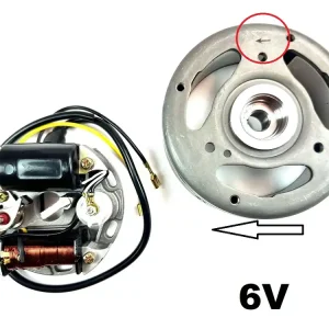Hercules Zündung 6V 17W mit Polrad links drehend Lichtmaschine Prima 2 3 4 5 KTM Billig