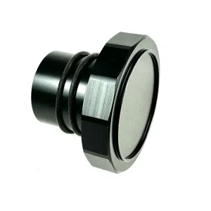 Aktuell HQ Tankstopfen CNC Alu schwarz matt für Rahmentank Mofa z.B. Puch Maxi Hercules M 2 3 4 5