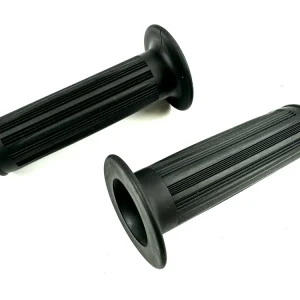 Kostenloser Rückversand A-Qualität Griffgummis schwarz Design 70er Jahre / Streifen 22/24 für Automatik