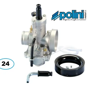 Saisonangebot POLINI 24mm EVOLUTION Vergaser CP Steckversion mit Hand Choke Mofa Tuning Steck