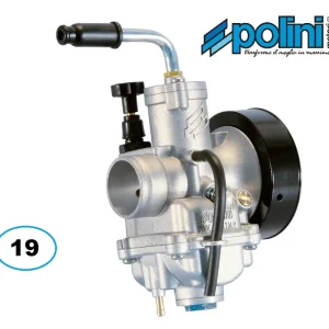 Günstig POLINI 19mm EVOLUTION Vergaser CP Steckversion mit Hand Choke Mofa Tuning Steck