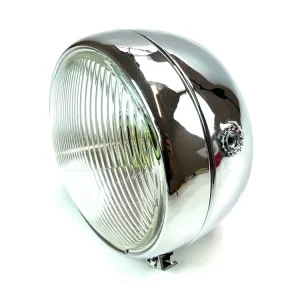 Kracherpreis Scheinwerfer rund chrom passend für Hercules Prima Kreidler Puch Zündapp 130mm