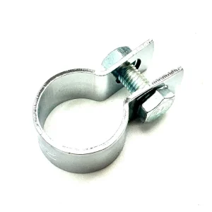 Krümmerschelle mit Schraube und Mutter / Befestigung Auspuffschelle 28mm Echt