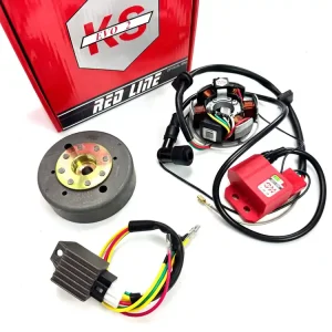 6V / 85Watt Kokusan EVO2 RED LINE Stern Zündung Kontaktlos für Hercules Sachs Gratis Versand