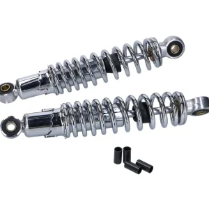 Stabile Stoßdämpfer als SET 260mm in chrom inkl. Reduzierhülsen Wochenendangebot