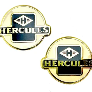 2 Tankaufkleber Emblem Plakette Hercules Moped Aufkleber Schriftzug K50 MK50 Preisreduziert