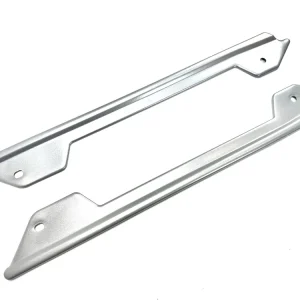 Bestpreis Trittbrett Unterstreben 2 x Metall Leisten silber Hercules M4 M5 P3 Prima