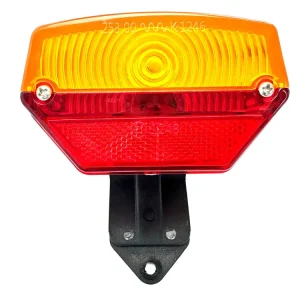 Heißes Angebot Rücklicht rot/orange rechteckig mit Sockel / Schutzblech Montage Hercules Kreidler Puch