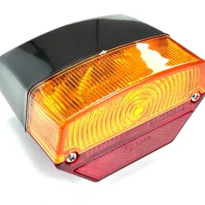 Rücklicht rot/orange rechteckig mit Sockel / Schutzblech Montage Hercules Kreidler Puch Preisreduziert