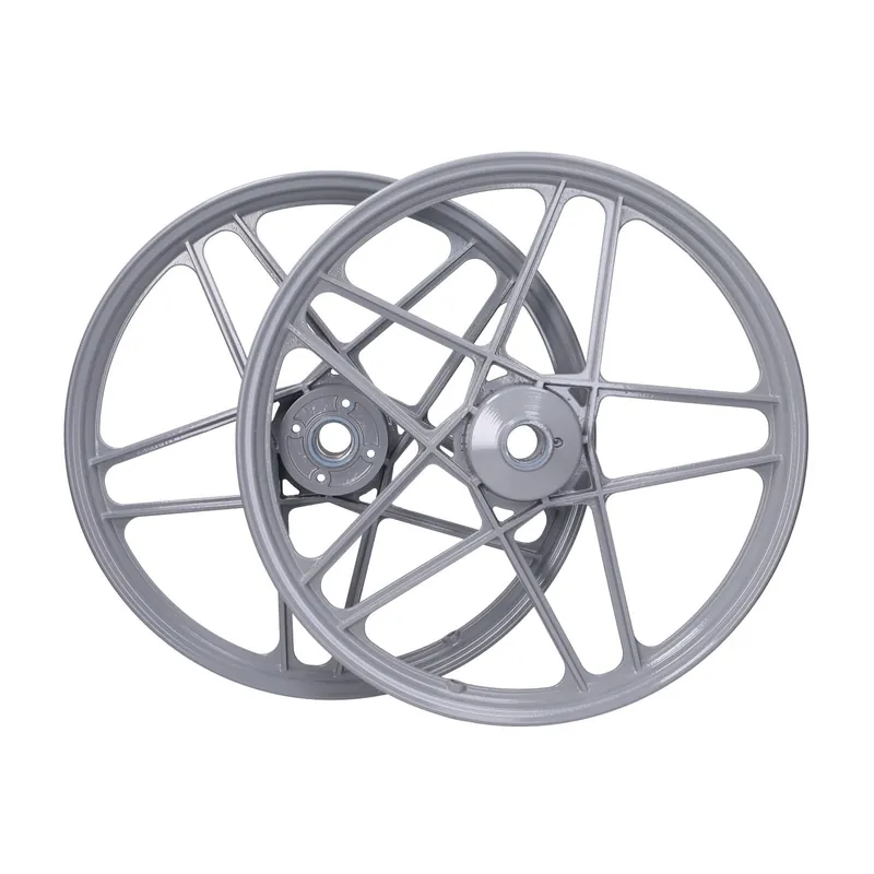 Nur Heute Felgensatz silbergrau 17 Zoll Hercules Prima 2 3 4 5 6 Optima Moped Sternfelge Felge