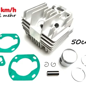 50ccm TUNING Alu Zylinder Nicasil Sachs 504 505 Flansch Hercules Prima Must-Have