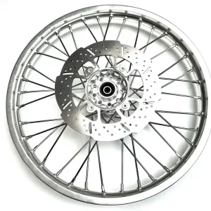 Nur Für Kurze Zeit 17 Zoll Speichenfelge vorn mit Bremsscheibe Alu massiv 1.40x17 Puch Sachs