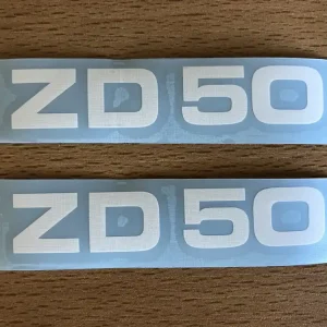 Top-Preis 2 Trittbrettaufkleber passend für Zündapp 446 ZD50