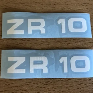 2 Trittbrettaufkleber passend für Zündapp 447 ZR10 Neue Ware