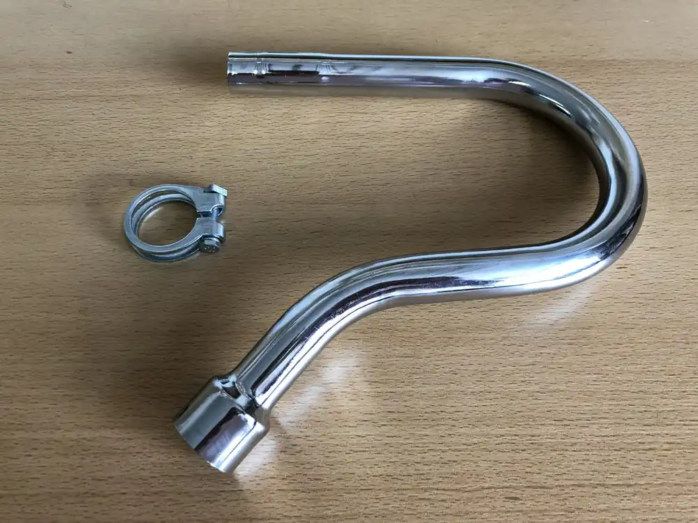 Nur Heute Krümmer passend für Zündapp R50 Roller / inkl. Schelle 561