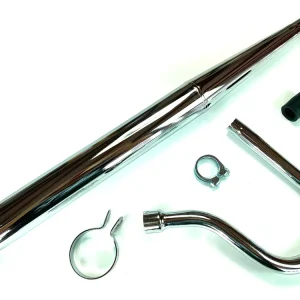 SET Auspuff und Krümmer passend für Zündapp R50 Roller Typ 561 / inkl. Schellen Highlight