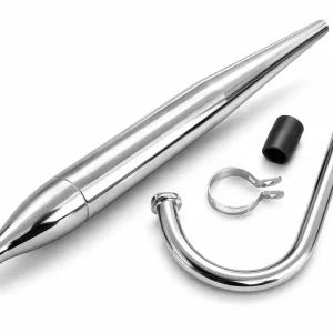 SET Auspuff Zigarre + Krümmer + Schelle + Gummi passend für Zündapp Bergsteiger M25 M50 Echt