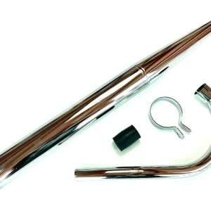 SET Moped Auspuff + Krümmer 26/32 passend für Zündapp Typ 446 ZD20 ZD40 ZD50 Expressversand